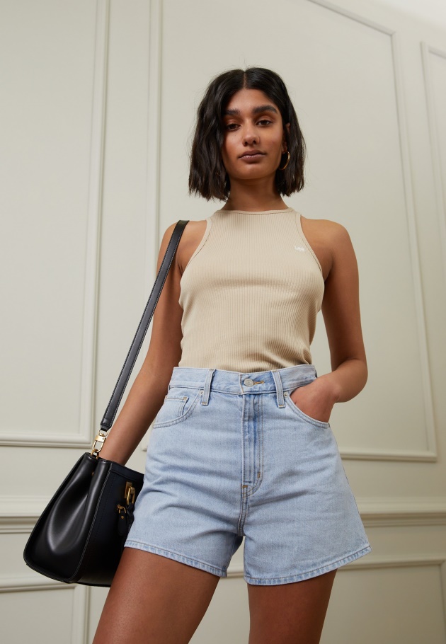 Weiße Gabor Sandalen Mit T-Steg