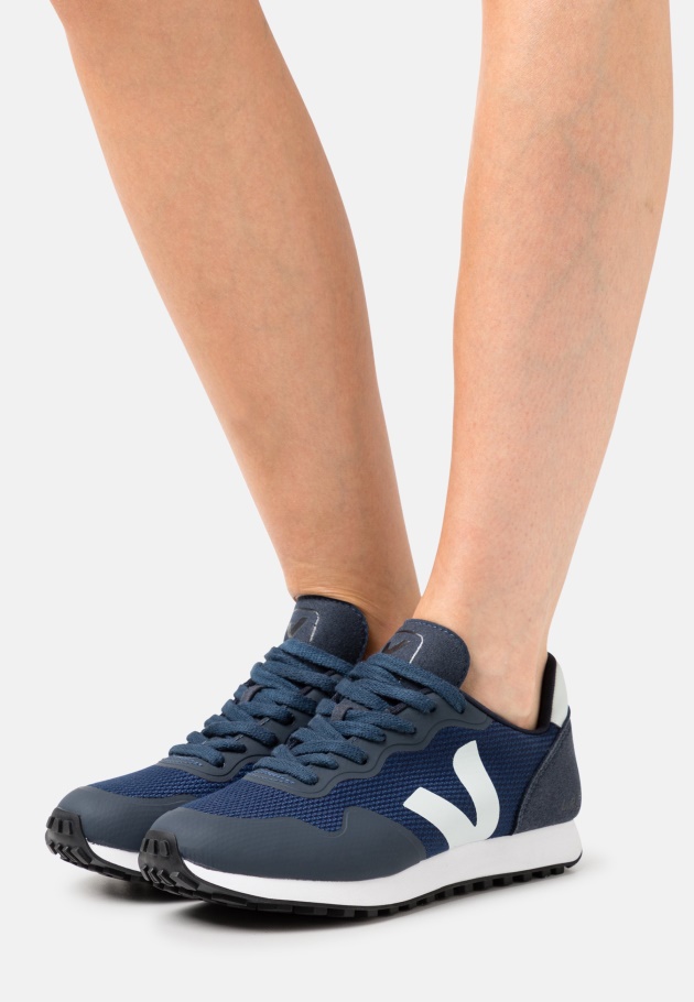 Gabor Blau/braun/weiße Turnschuhe