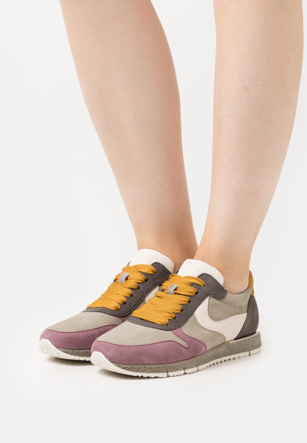 Gabor Blau/braun/weiße Turnschuhe