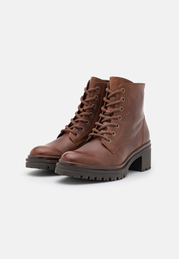 Erdnuss-Schnürstiefeletten Gabor