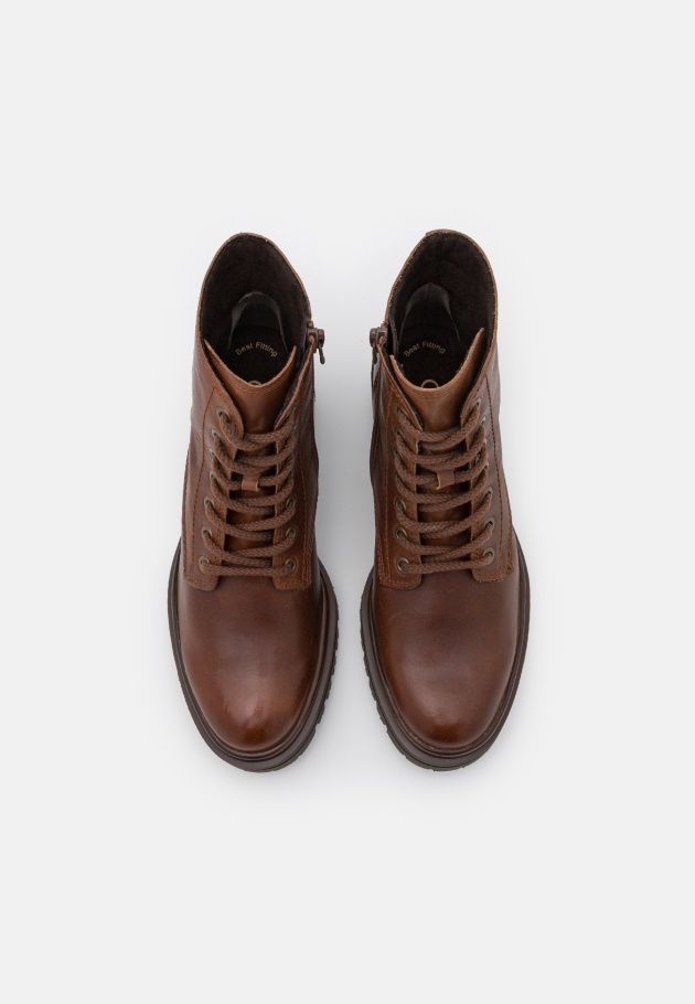 Erdnuss-Schnürstiefeletten Gabor