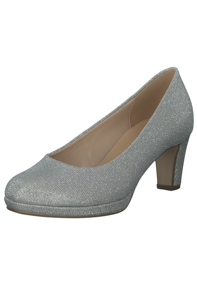 Gabor Silber Klassische Heels Damen