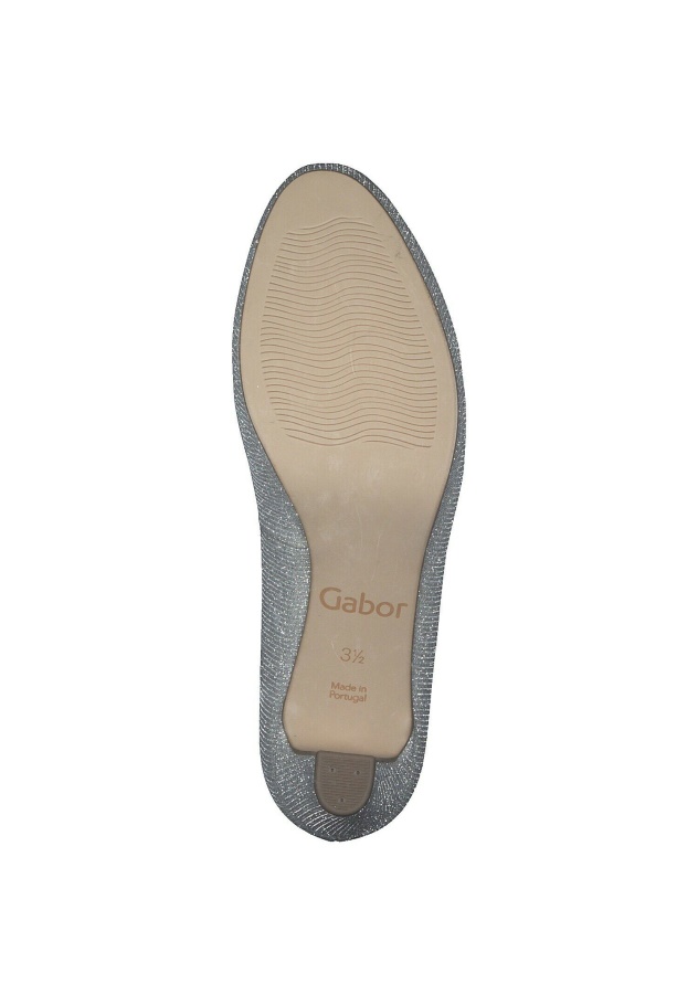 Gabor Silber Klassische Heels Damen
