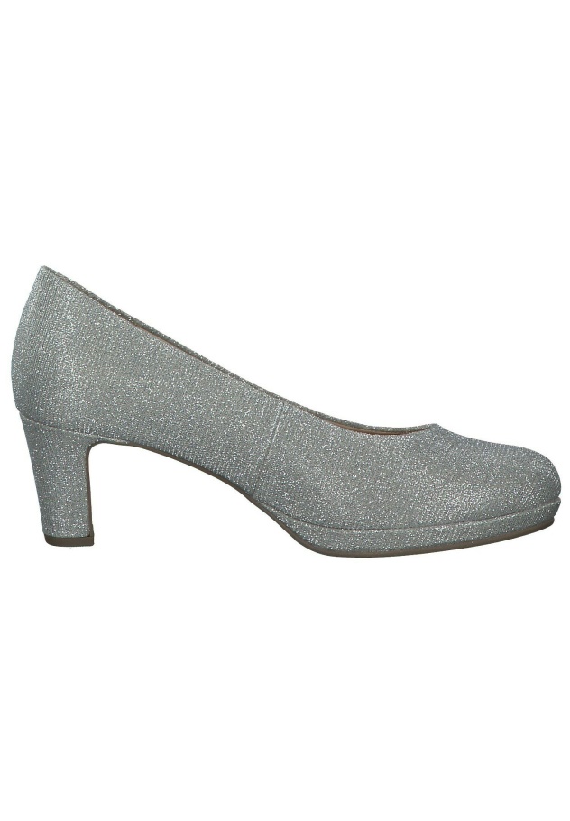 Gabor Silber Klassische Heels Damen