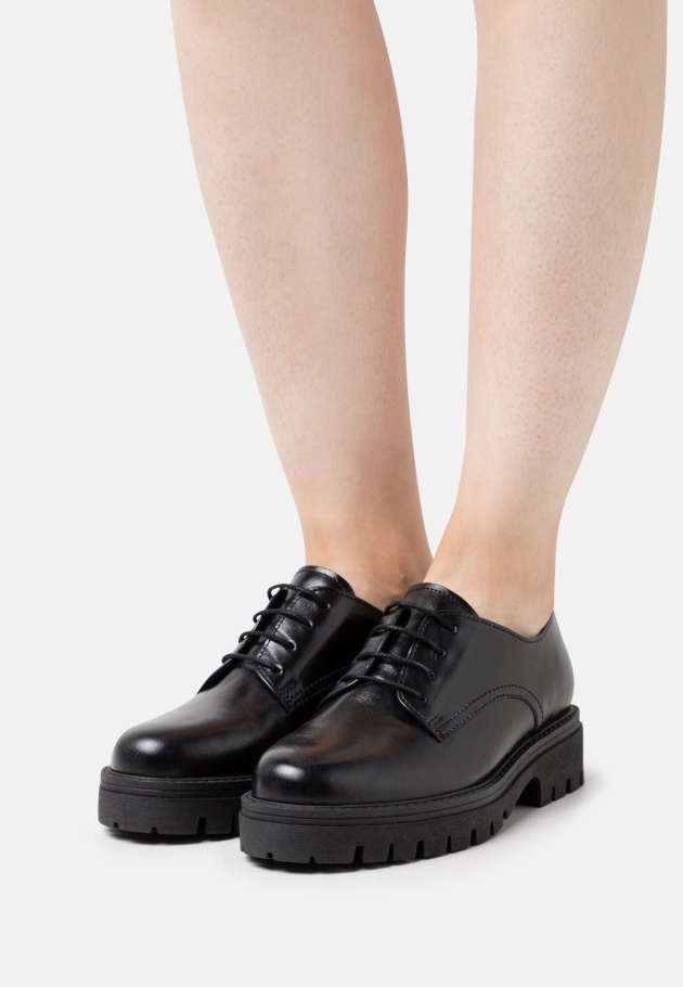 Schnürschuhe Schwarz Gabor