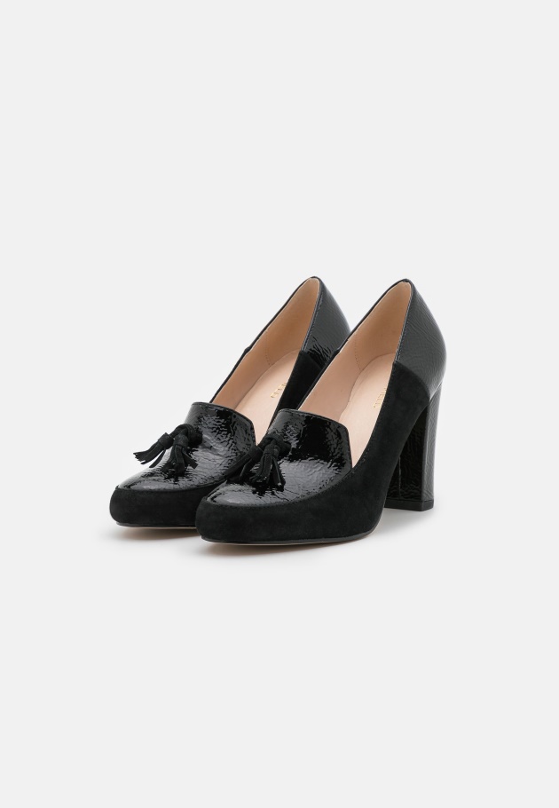 Schwarzes Leder - Klassischer Heels Gabor
