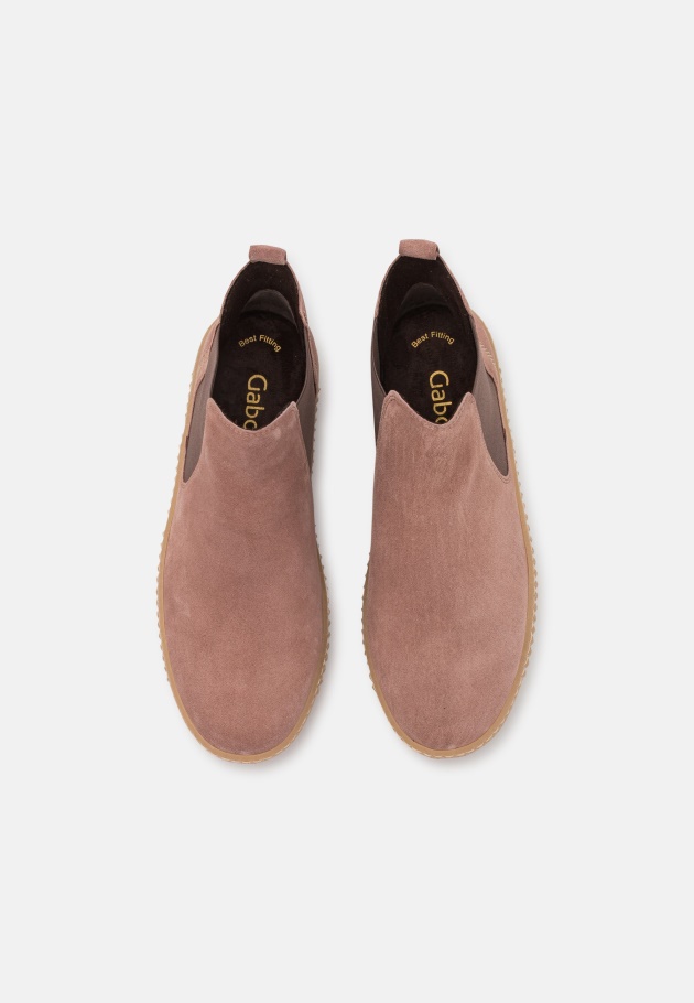 Plateaustiefeletten Gabor Dunkelrosa/natur