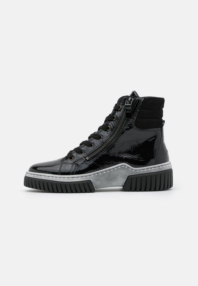 Gabor Plateaustiefeletten Schwarz