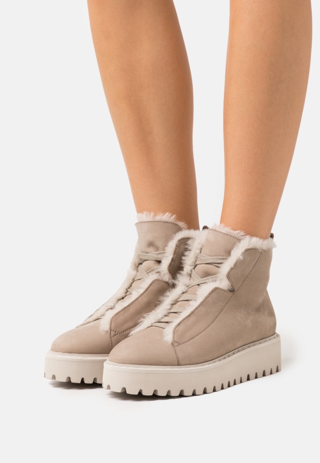 Schnürstiefelette Gabor Dunkelrosa