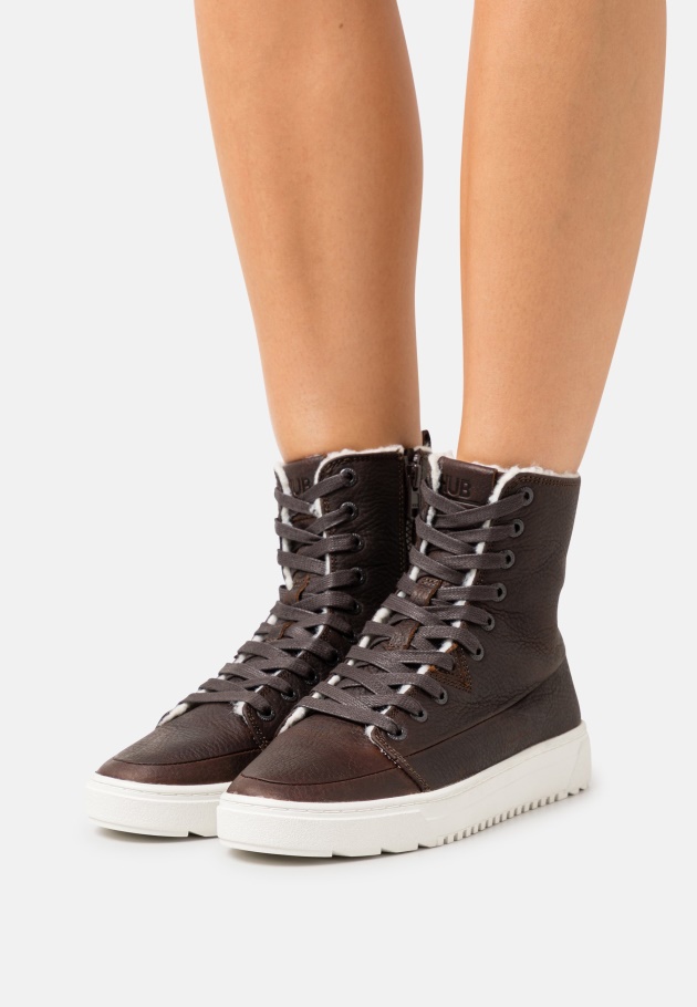 Schnürstiefelette Gabor Dunkelrosa