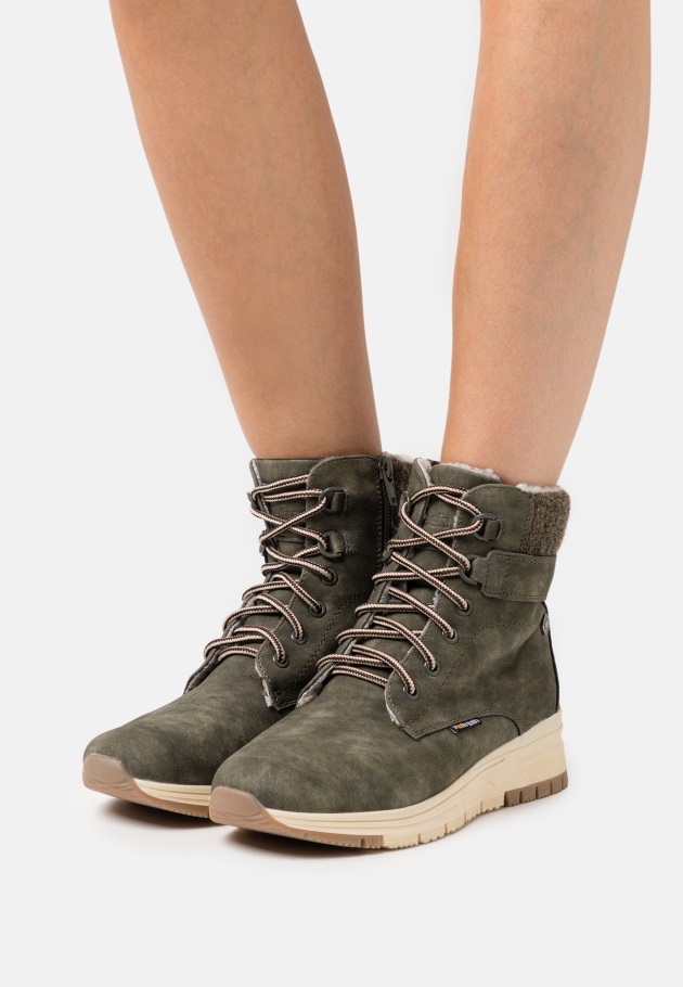 Schnürstiefelette Gabor Dunkelrosa