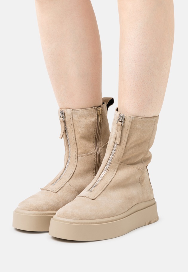 Schnürstiefelette Gabor Dunkelrosa