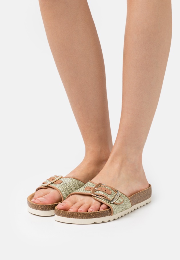 Schwarze T-bar Sandalen Gabor