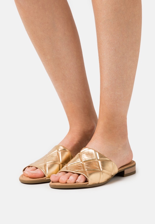 Schwarze T-bar Sandalen Gabor