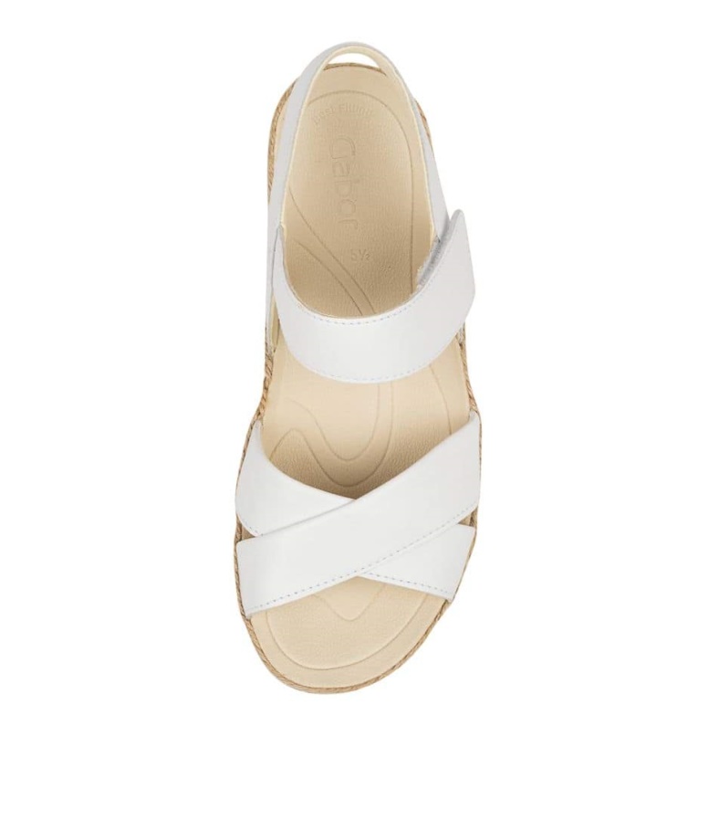 Addison Weiss Leder Gabor