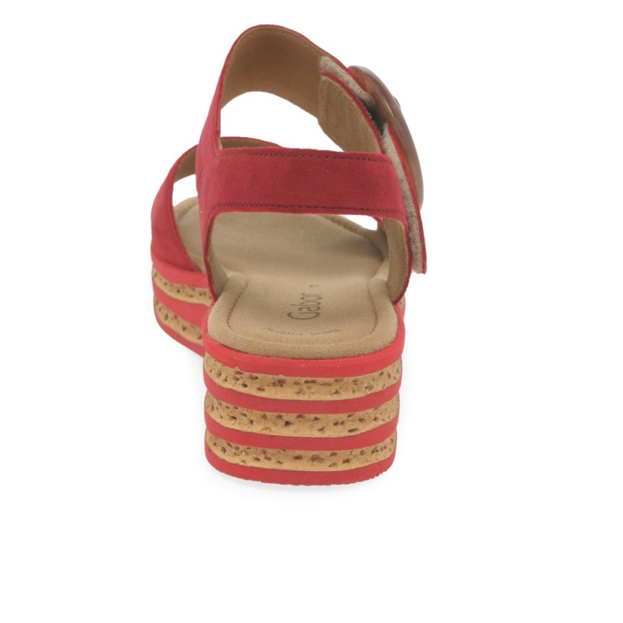 Andre Damen Sandalen Gabor Rubin Wildleder