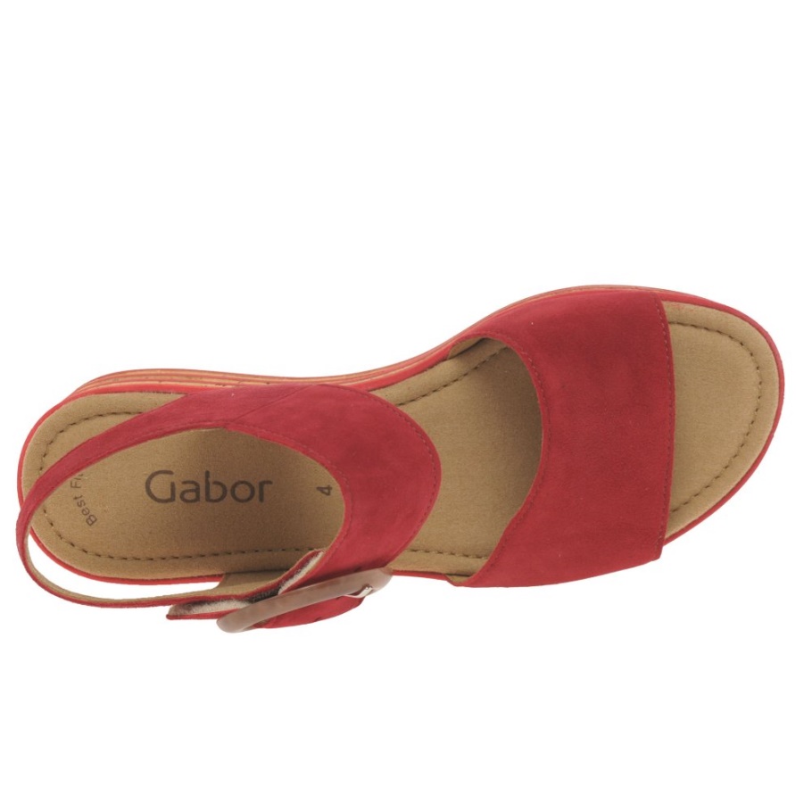 Andre Damen Sandalen Gabor Rubin Wildleder