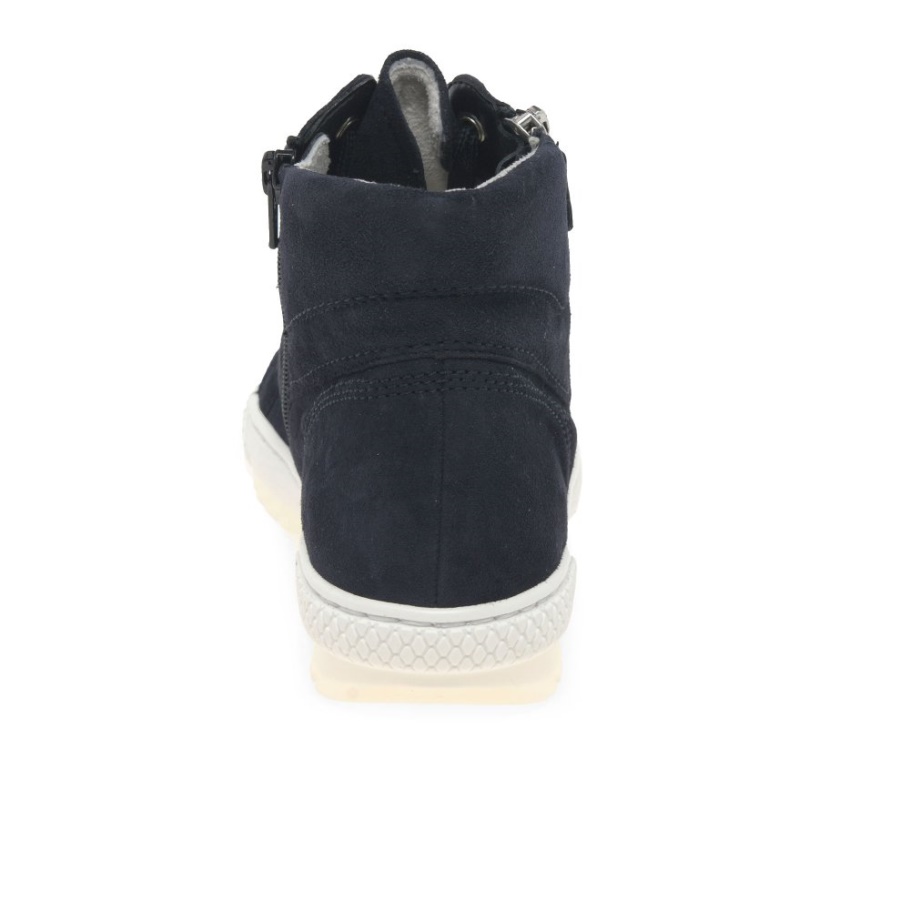 Atlantic Wildleder/Metallic Gabor Bulner Freizeitstiefeletten Für Damen