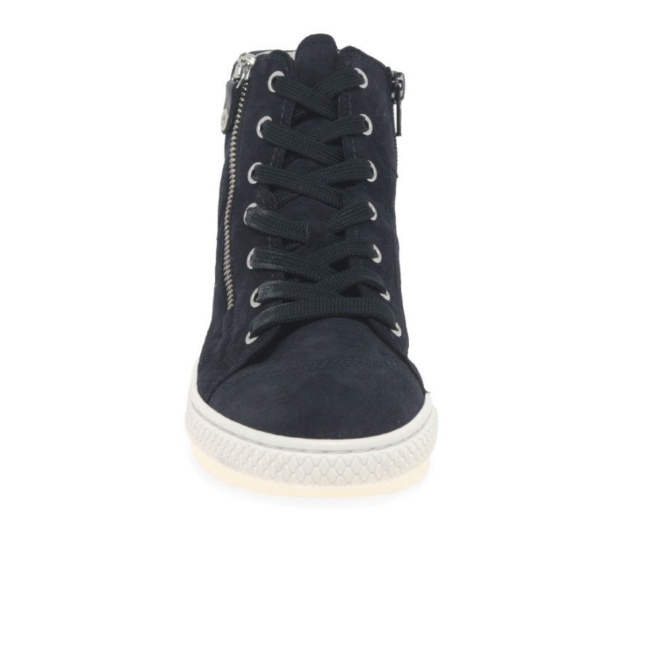 Atlantic Wildleder/Metallic Gabor Bulner Freizeitstiefeletten Für Damen