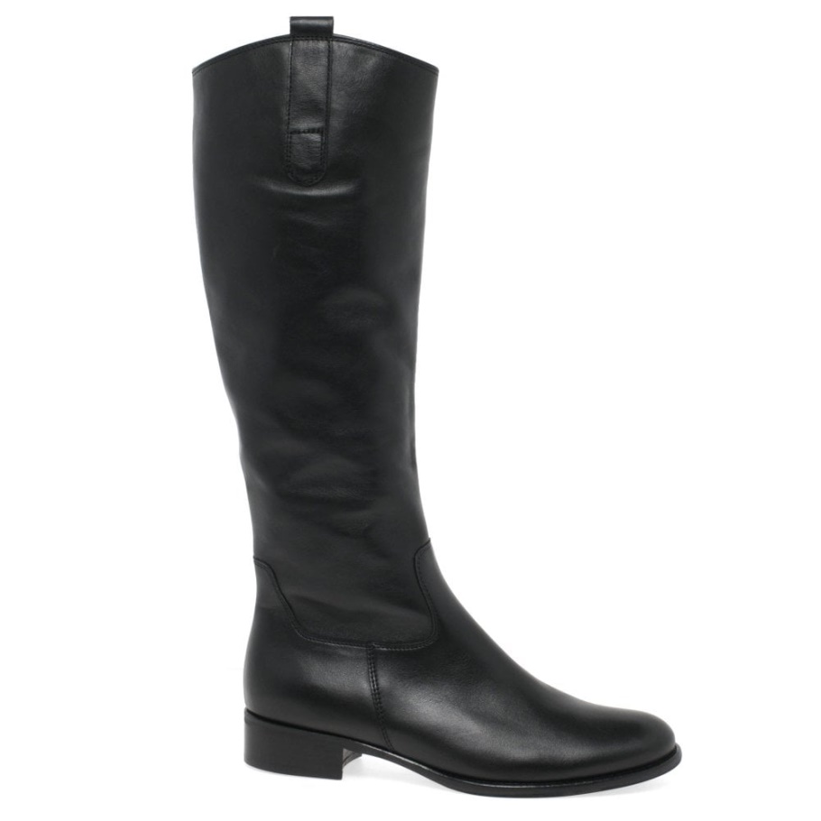 Black Brook M Lange Stiefel Mit Mittlerer Wadenpassform Für Damen Gabor