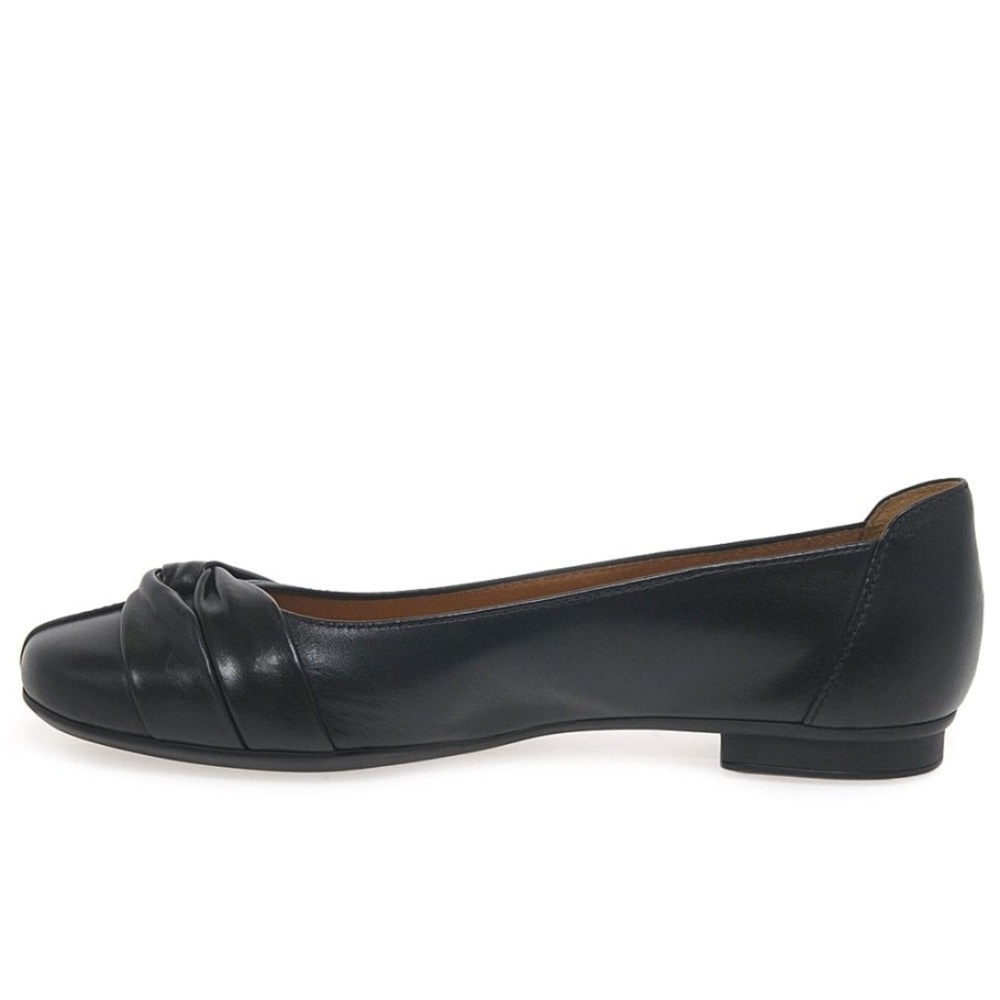 Schwarze Gabor Frost Damen Ballerinas