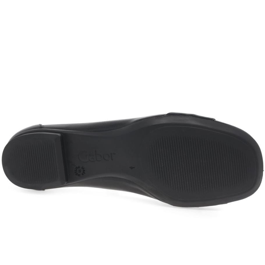 Schwarze Gabor Frost Damen Ballerinas