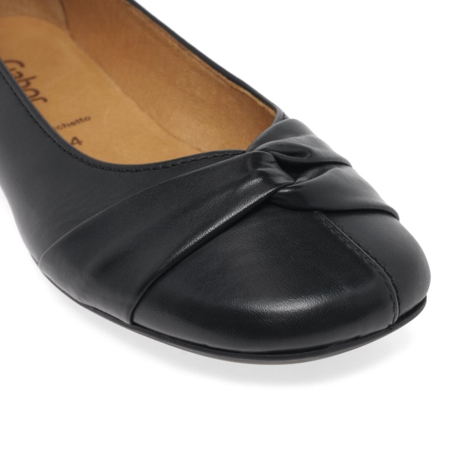 Schwarze Gabor Frost Damen Ballerinas