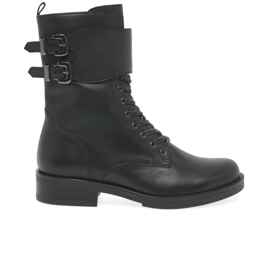 Black Hind Damen Bikerboots Gabor