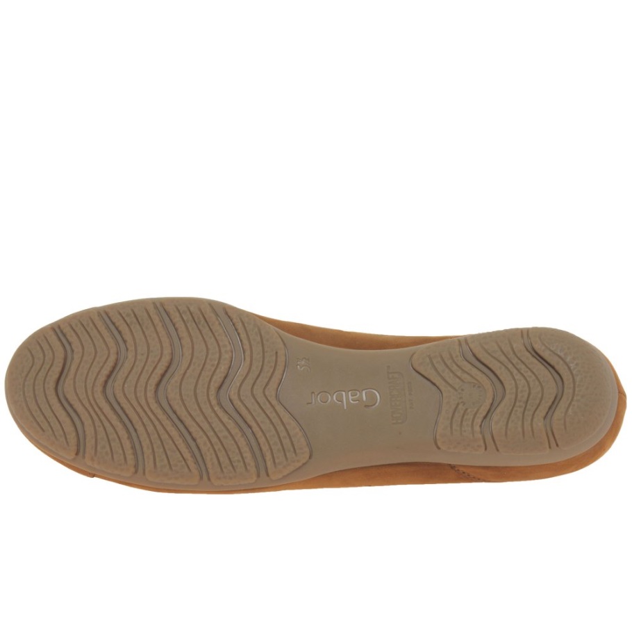 Brandy Nubuk Gabor Rüschen Damen Gestanzte Detail Freizeitschuhe