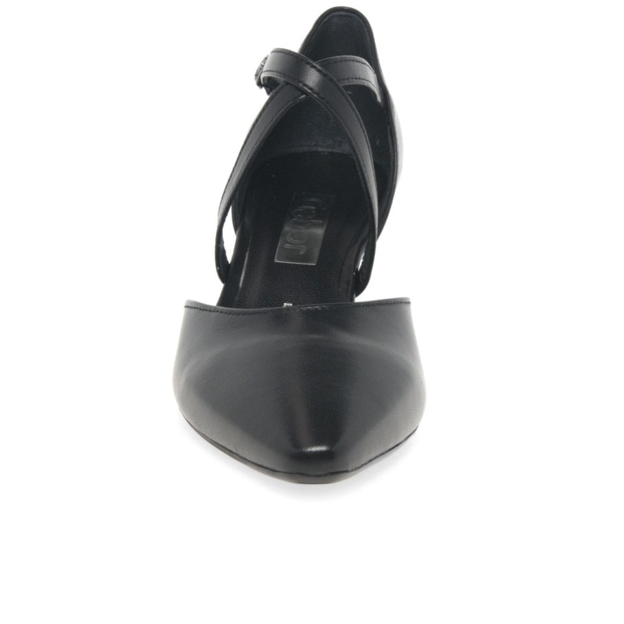 Callow Damen-Pumps Mit überkreuzten Riemen, Schwarz, Gabor