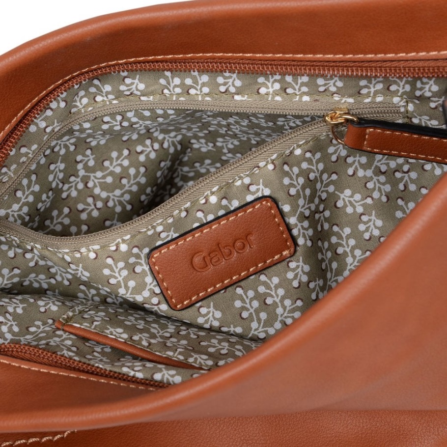 Cognac Sarda Damen Umhängetasche Gabor