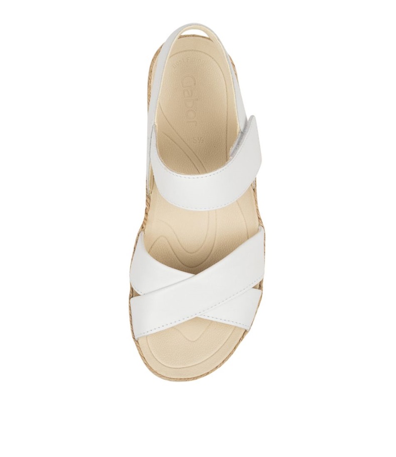 Gabor Addison Weiss Leder