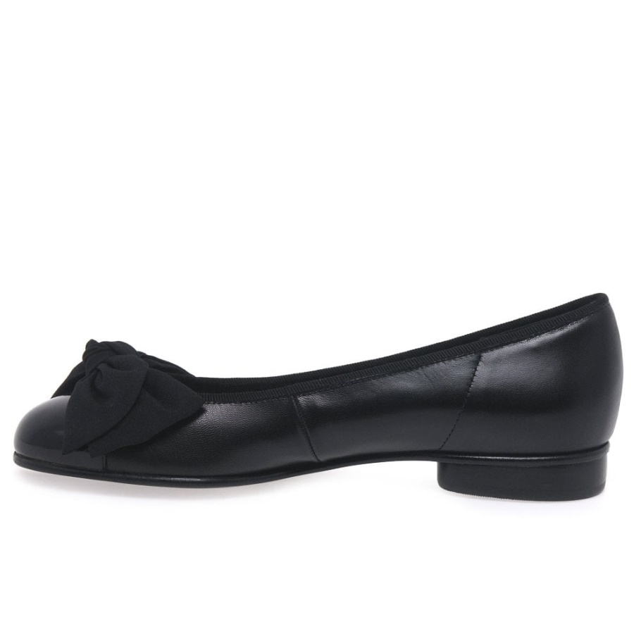 Gabor Amy Schleifenbesatz Damen Ballerinas Schwarz