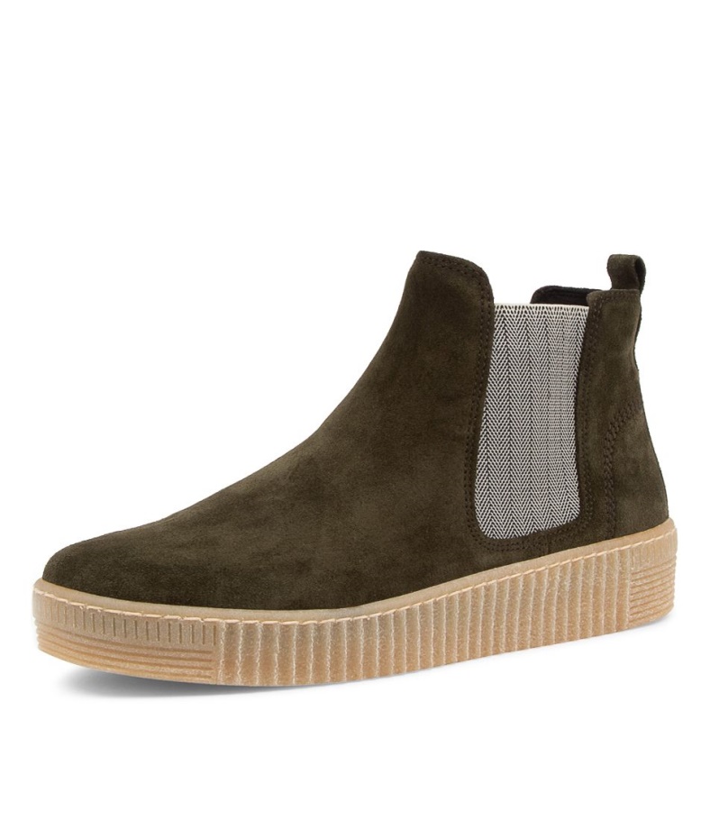 Gabor Angels Flaschenwildlederstiefeletten