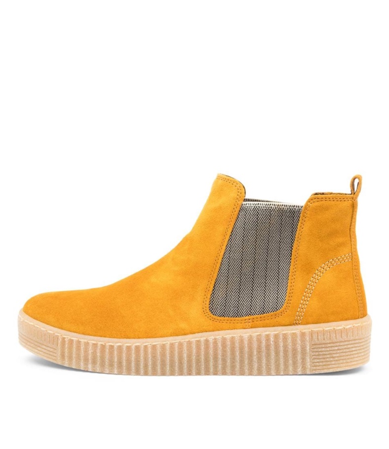 Gabor Angels Senf Wildleder