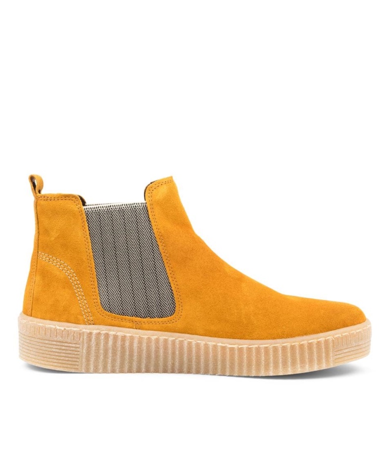 Gabor Angels Senf Wildleder