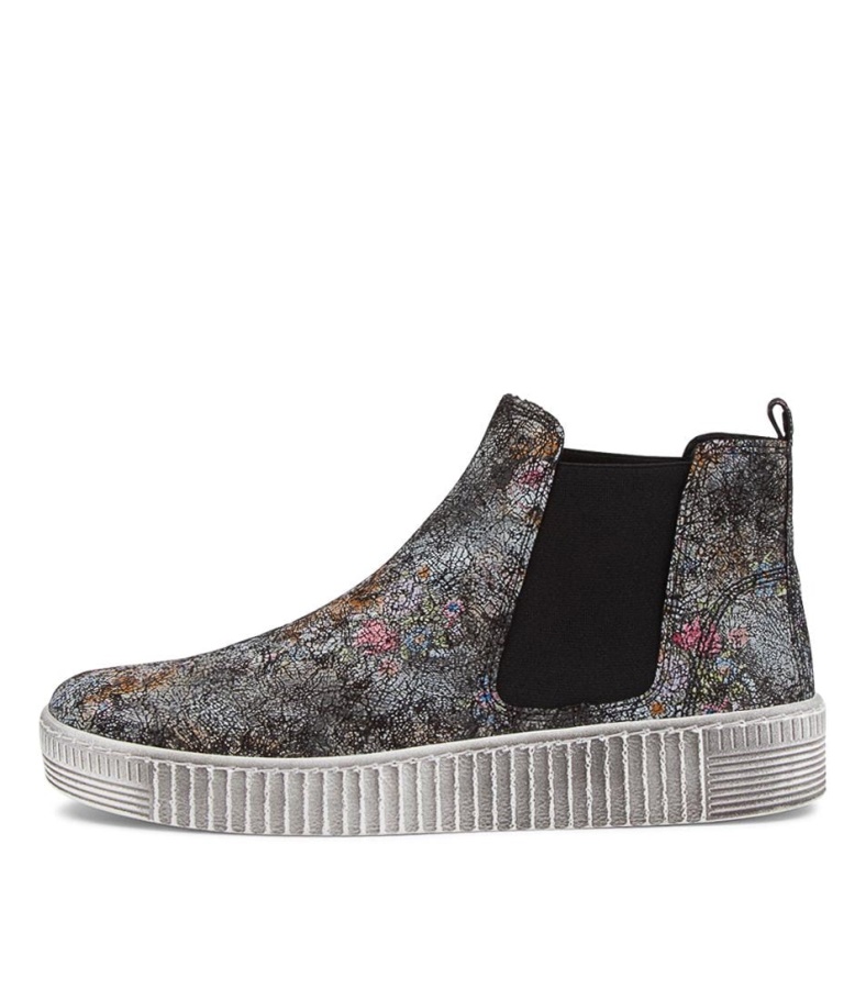 Gabor Angels Schwarz Leder Chelsea Boots