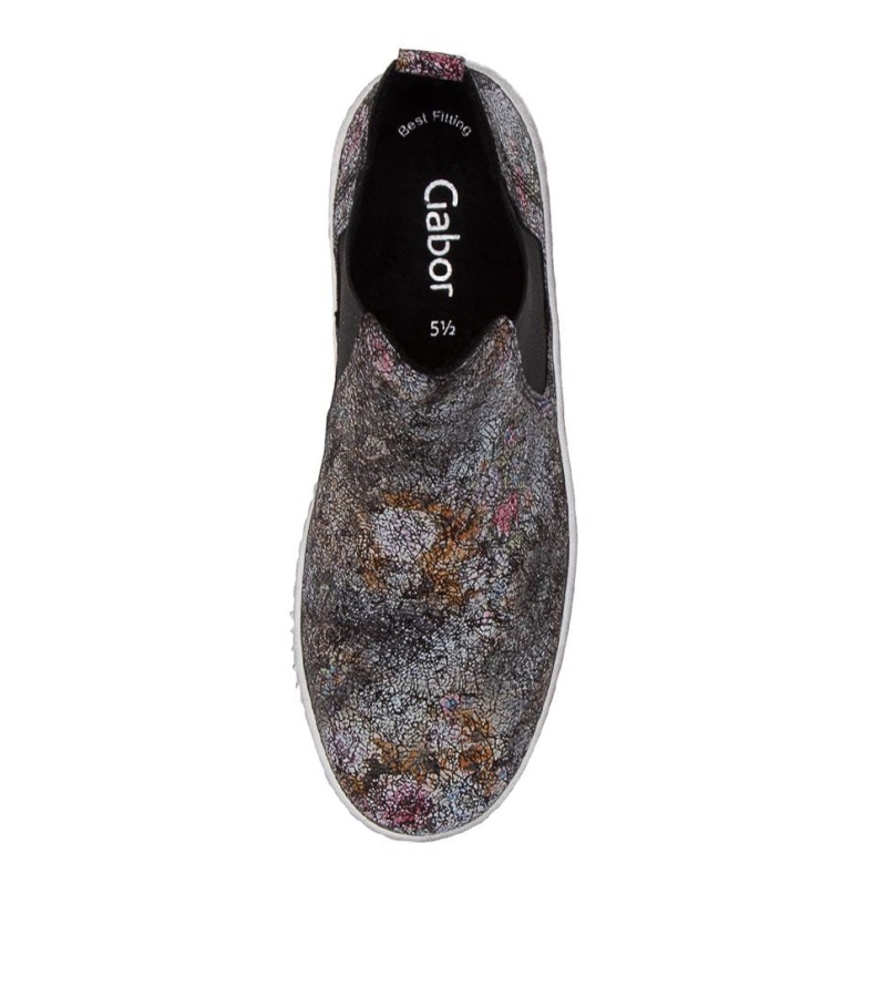 Gabor Angels Schwarz Leder Chelsea Boots