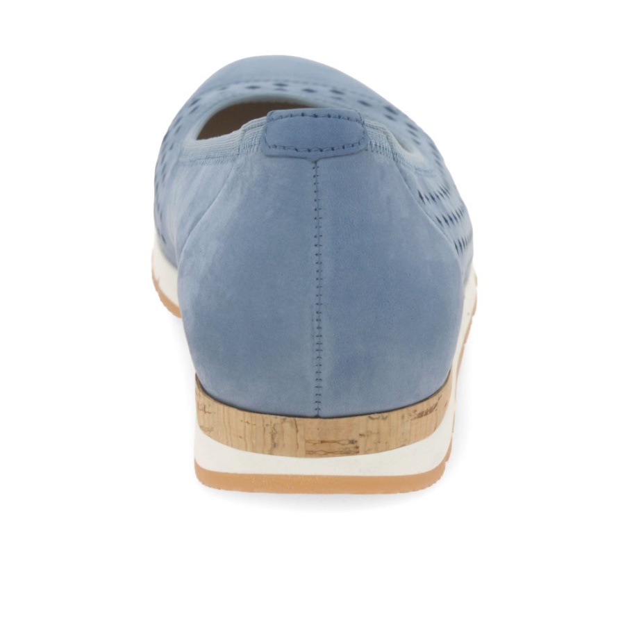 Gabor Berry Damenpunsch Detail Schuhe Himmel Nubuk