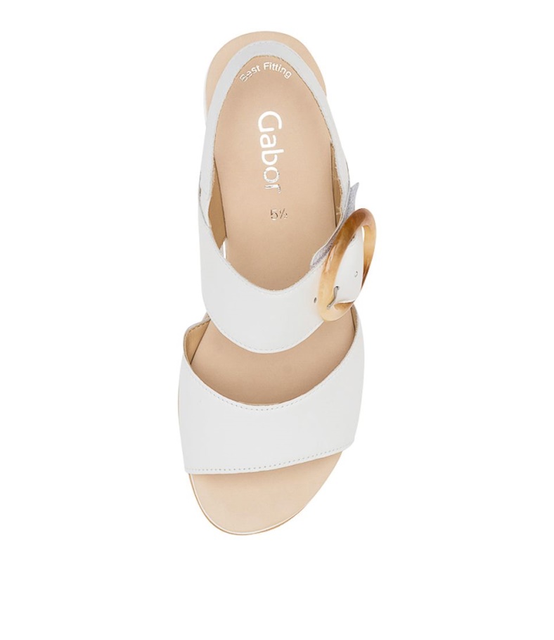 Gabor Betty Weiss Leder