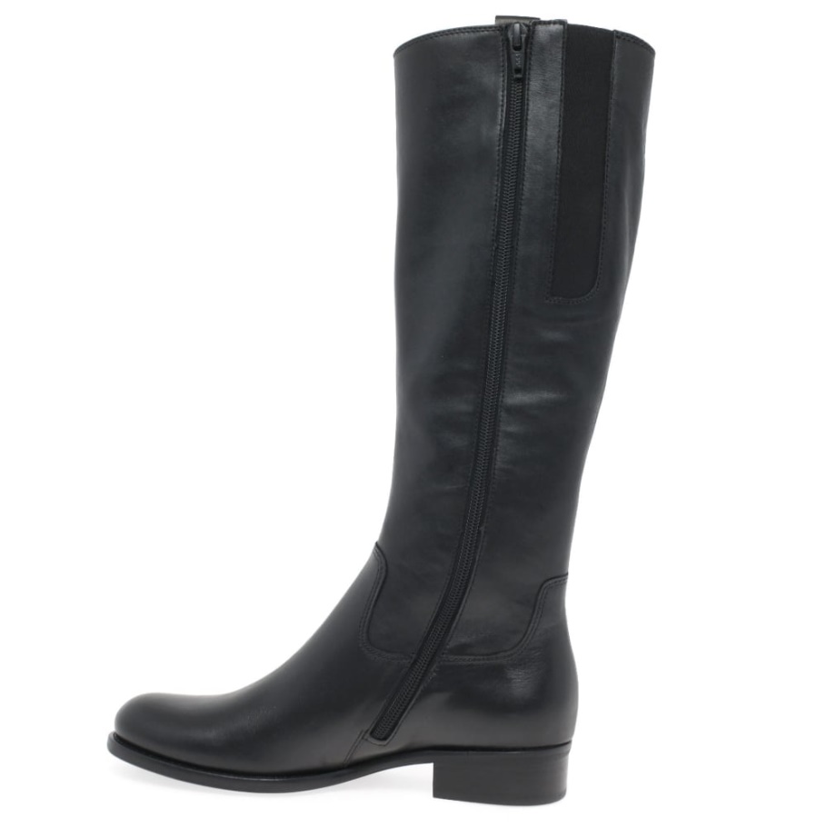 Gabor Black Brook S Lange Stiefel Für Damen
