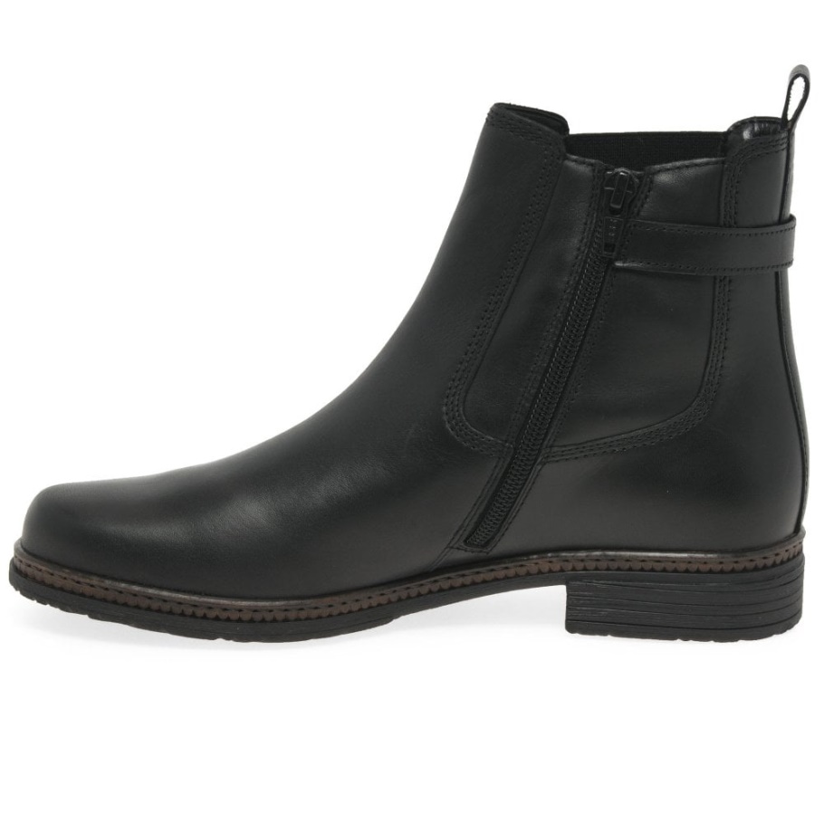 Gabor Black Nolene Damen Chelsea Boots