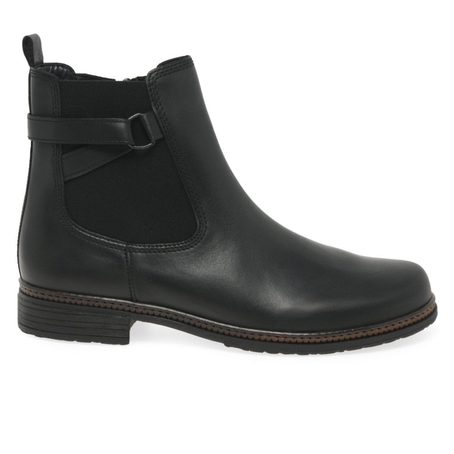 Gabor Black Nolene Damen Chelsea Boots