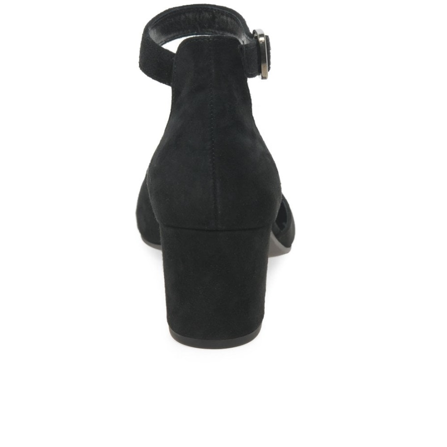 Gabor Gala Damen Pumps Aus Schwarzem Wildleder