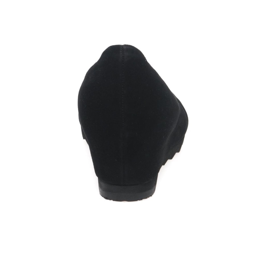 Gabor Schwarz Wildleder Anfrage Moderne Keilpumps Für Damen