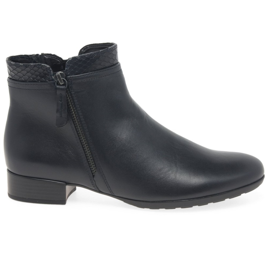 Gabor Briano Damen Stiefeletten Midnight/Snake