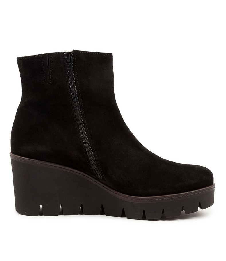 Gabor Chloe Schwarz Wildleder