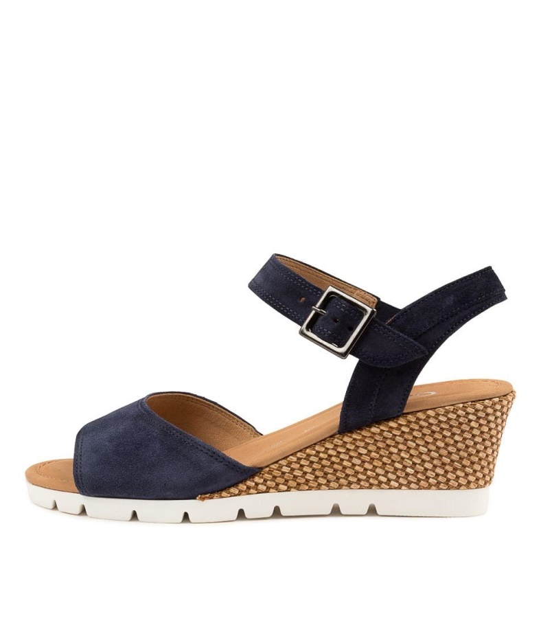 Gabor Fara Marineblaues Wildleder