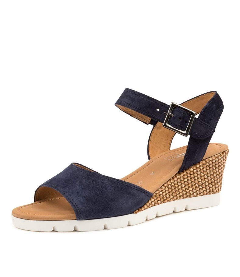 Gabor Fara Marineblaues Wildleder