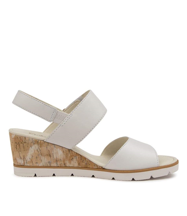 Gabor Freeda Weiss Leder